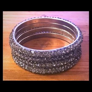 Metal Rock Candy Bangles Set of 4